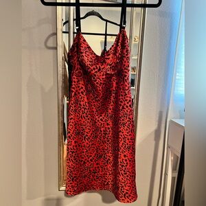 Victoria’s Secret red and white nightgown